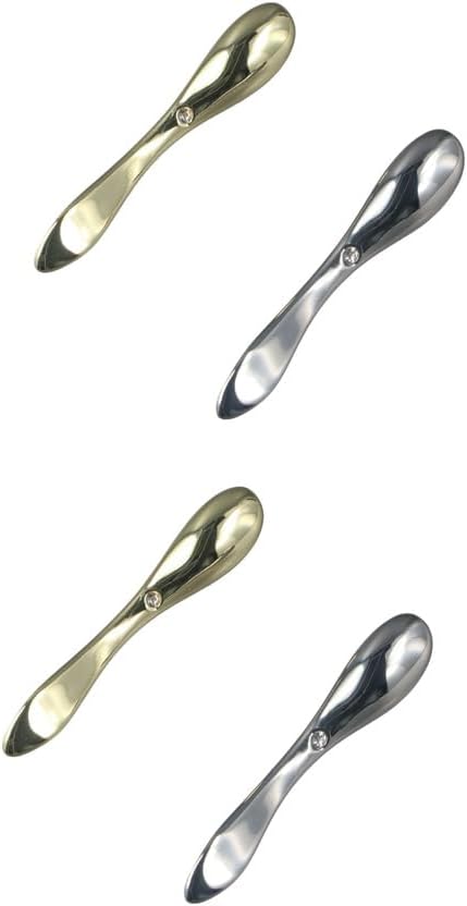 4PCS Eye Cream Applicator,Mini Eye Beauty Apparatus Rolling Massage Stick Cream Mixing Spatula Eye Massager