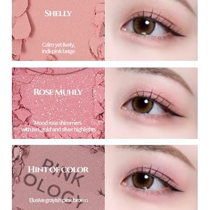 HOLIKA HOLIKA My Fave Mood Eye Palette 03 Pinkology | 9 Shade, Cool tones, Soft Eye Shadow, KBeauty Pink Eye Makeup, Daily, High Pigment, Smooth, Matte, Shimmer finishes