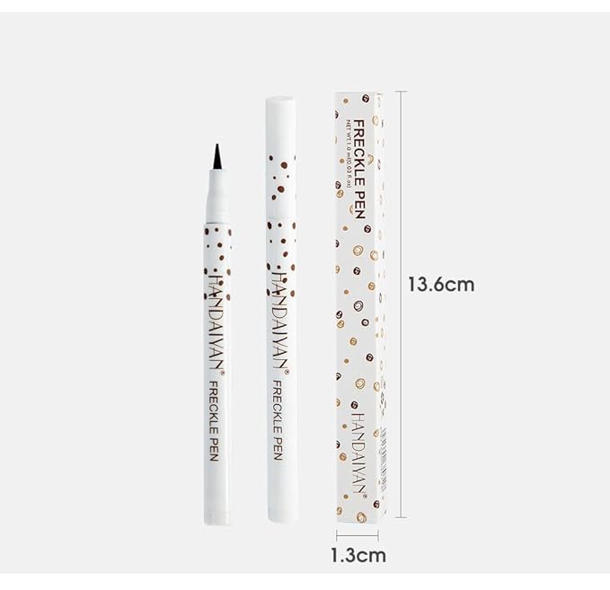 Freckle Pen Face Concealer Point Out Natural Waterproof Longlasting Freckle Makeup 2 Pcs Light Brown & Chestnut
