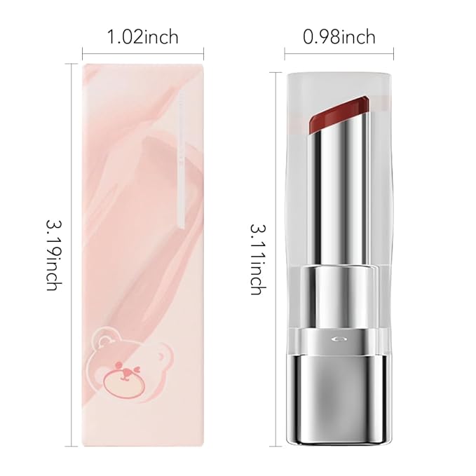 1Pcs Tinted Lip Balm Moisturizing Lipstick – Warm Orange Brown Sheer Hydrating Lip Color for Dry Lips – Nourishing Lip Balm for All Women with a Subtle Natural Scent (S03 Autumn)