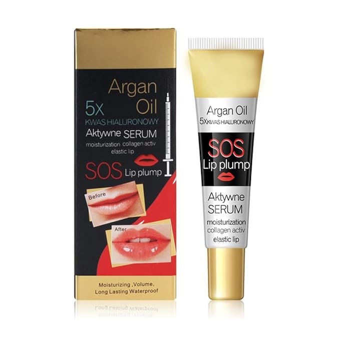 GL-Turelifes Lip Plumper Lip Gloss, Lip Maximizer Plumper Lip Extreme Volume, Heathly Enhancer Hydrated Lips, Moisturize, Refine Dryness Wrinkles Enhances Plump Gloss