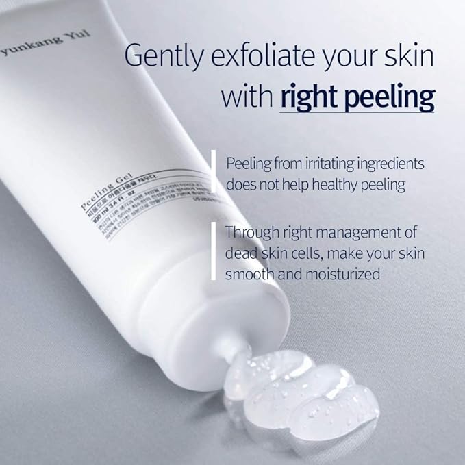 Pyunkang Yul PKY Peeling Gel with Immediate Visible Effect, Mild and Smooth Face Scrub with Papaya and AHA, Zero-Irritation, Korean Skincare (3.4 Fl.Oz, 100ml)