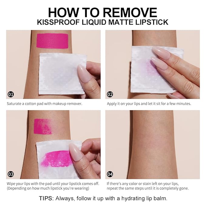 Oulac Matte Liquid Pink Lipstick for Women, Pink Nude Long Lasting Lipstick, Waterproof Lip Stain, No Transfer, Creamy High Pigmented Formula with Vitamin E, Vegan & Cruelty-Free M19