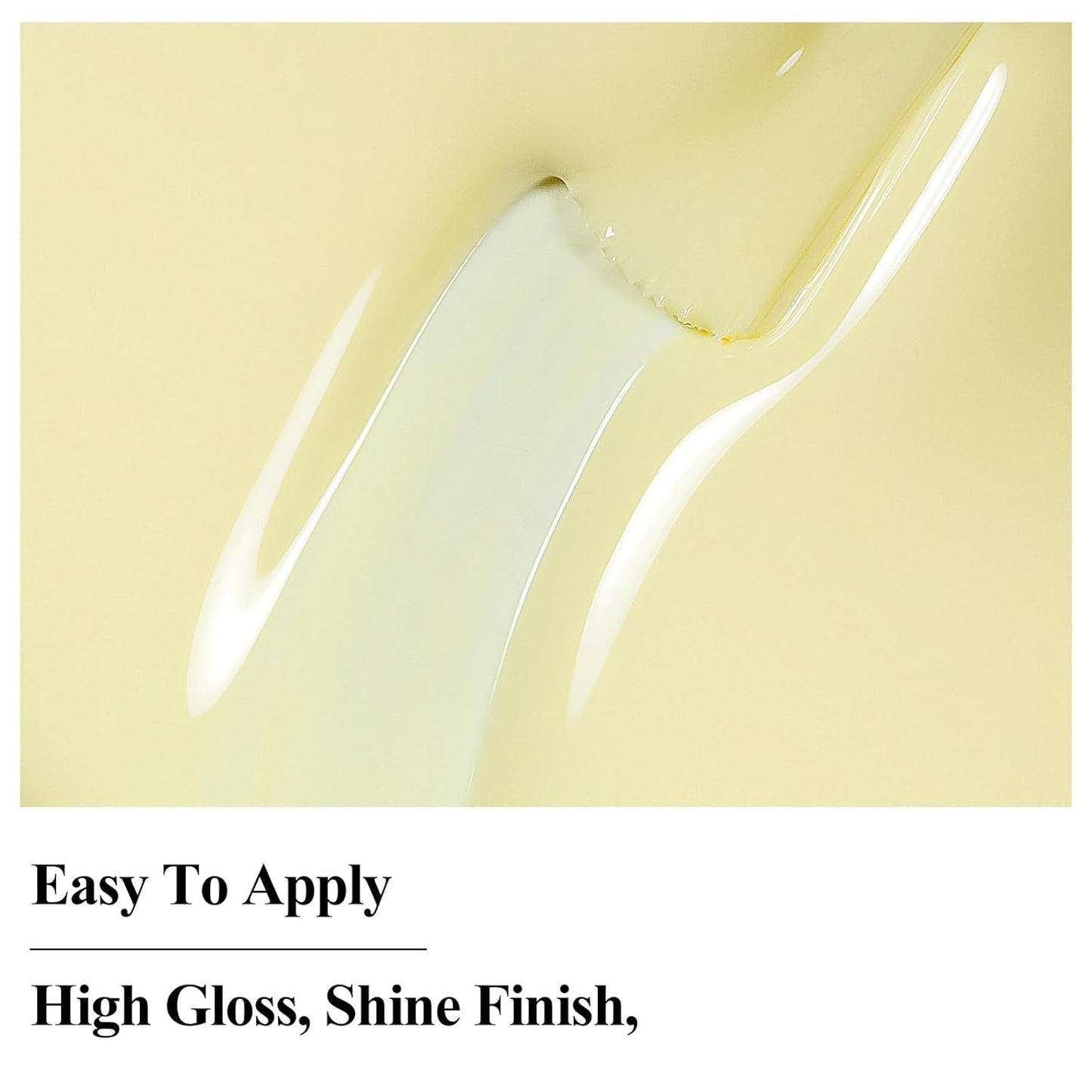 Yellow Nail Polish Quick Dry Pastel Nail Lacquer Sheer Color, Light Yellow Regular Fast Dry Fingernail Polish Bulk Non Gel Long-Lasting DIY Salon Gift For Women