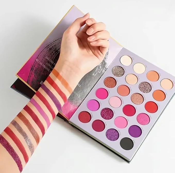 Generic Majical Book of Beauty Makeup Palette, 72 Colors, 3-Layer Folding Book, Eyeshadow Palette, Long Lasting