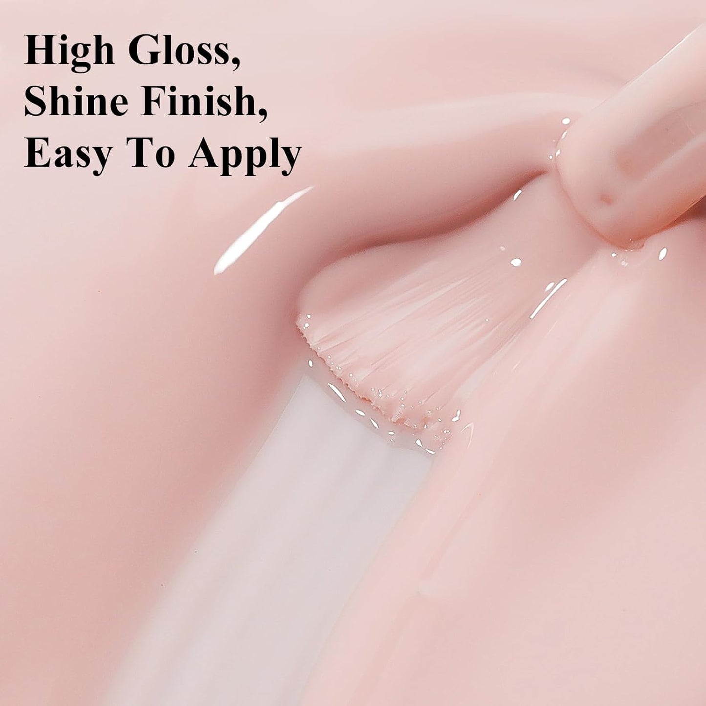 Nail Polish Nude Pink Quick Dry Sheer Color Nail Lacquer Non Gel Long Lasting Regular Fast Dry Fingernail Polish DIY Salon Gift For Women 12ML