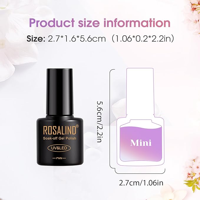 ROSALIND 8PCS Cat Eye Gel Polish with Magnet Stick - Magnetic Cat eye Gel Nail Polish Sparkle Diamond Effect Magic Magnetic Glitter Soak Off Led Nail Art DIY Salon Gifts For Women