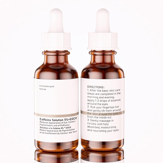 The Caffeine Solution 5% + EGCG,Reduces Appearance of Eye Contour Pigmentation and Puffiness,Under Eye Serum (30ml) Caffeine For Face Moisturizing Serum (2)