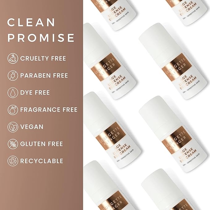 Georgette Klinger Age Defense Eye Cream – Rich Eye Balm: Lifts and Firms for Youthful Appearance, With 5 Botanical Oils to Hydrate while Diminishing Fine Lines and Wrinkles – 1/2 oz