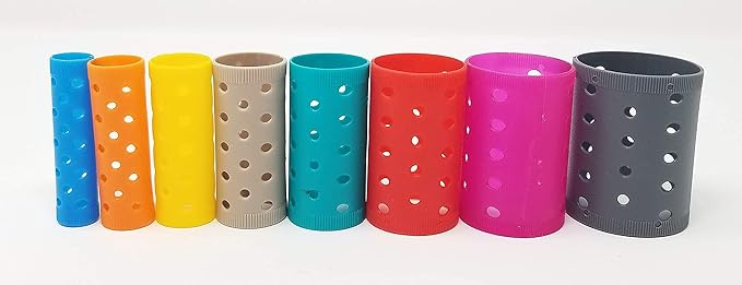 Hair Curler Roller Set/Set of 96 Stackable Rollers / 8 Size Rollers From Extra Small to Extra Large / 12 Rollers per Size - Hairdressing Curlers for Women - Curling Styling Tool