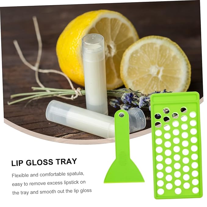 50 Lipstick Filling Mold lip balm pour kit lip balm tube tray lipstick Tray lip tubes stand tray lip balm container tray lip balm tube filling tray kit plastic small