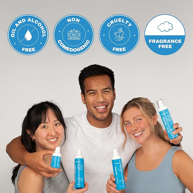 Hypochlorous Acid Spray – Eyelid Cleanser, HOCl Face & Skin Mist for Acne, Eczema & Irritation – Multi-Purpose Skin Repair – Post-Workout, Scalp & Sensitive Skin, Travel Size - 2 oz