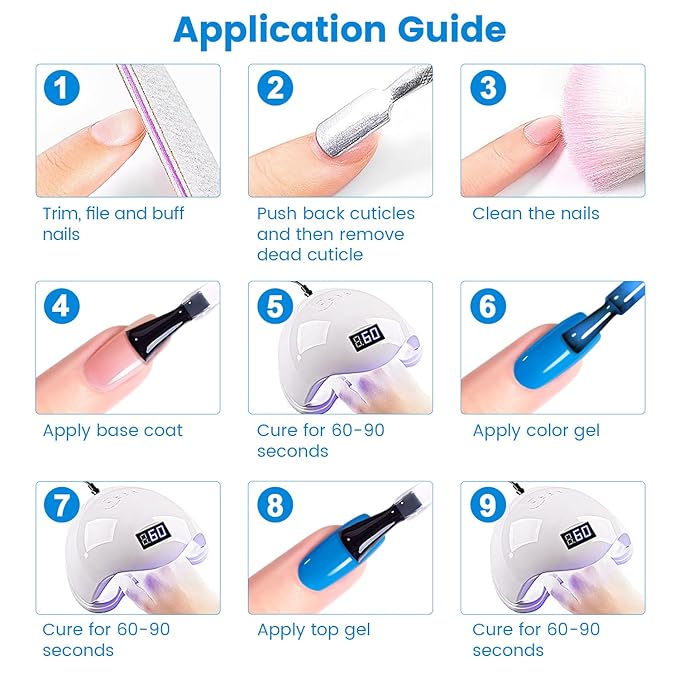 RARJSM Neon Jelly Gel Nail Polish Set 6pcs Clear Crytal Glass Yellow Blue Green Red Pink Purple Transparent Sheer Gel Varnish LED UV Curing Requires French Manicure Soad off Summer Iridescent Colors