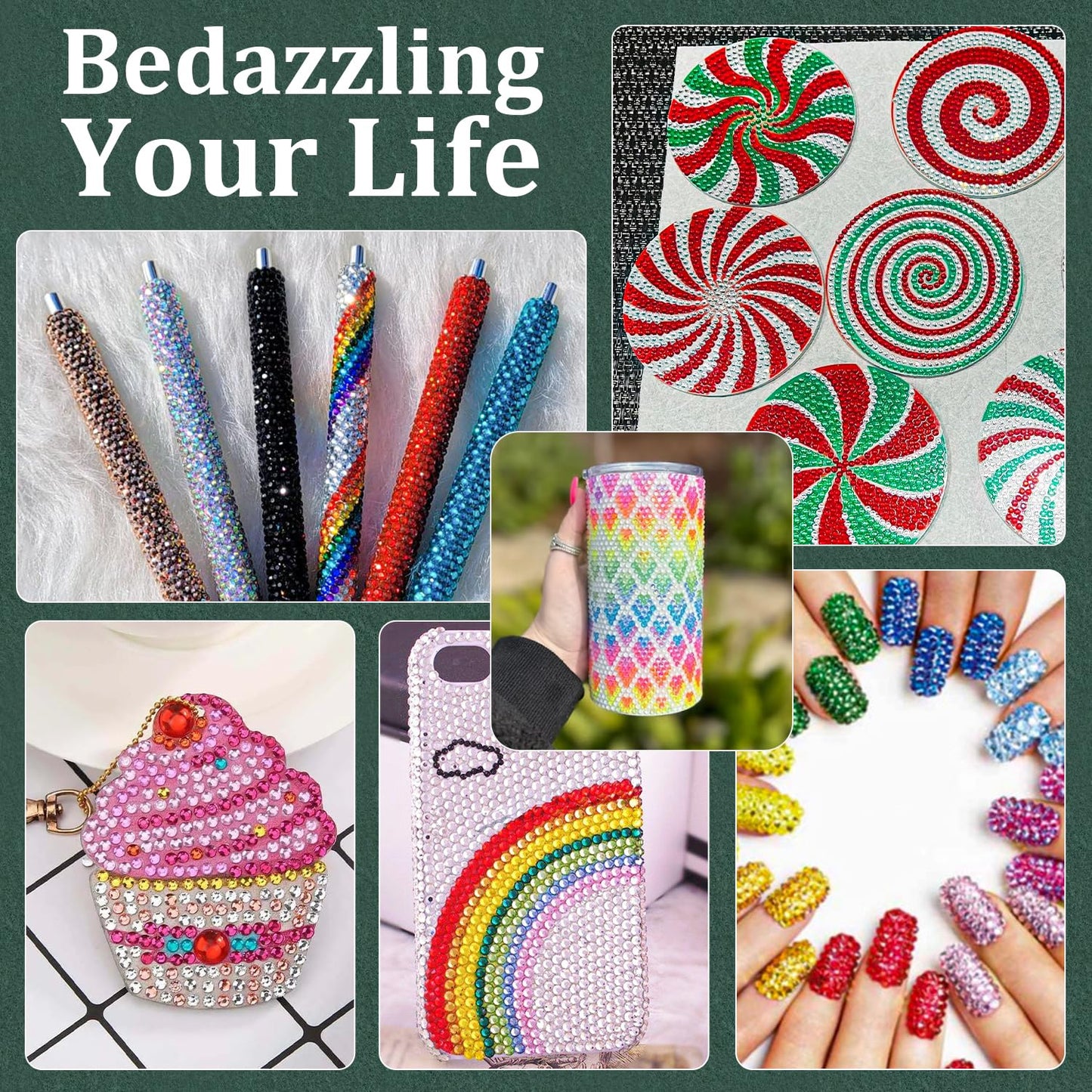 Resin Rhinestones for Crafting with B7000 Jewelry Glue, 2 Boxes Blue Rhinestones Flatback Crystals with 3Pcs 10ml Glue for Bedazzling Crafts DIY Nail Art Makeup, Gems for Clothing Shoes