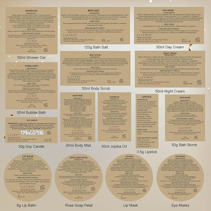 24Pcs Happy Birthday Gifts for Women Mom - Luxury Birthday Presents Spa Gift Set, Bath and Body Gift for Sister Girlfriend Wife Grandma with Necklace, Birthday Gift Set Idea for Women Female Friends