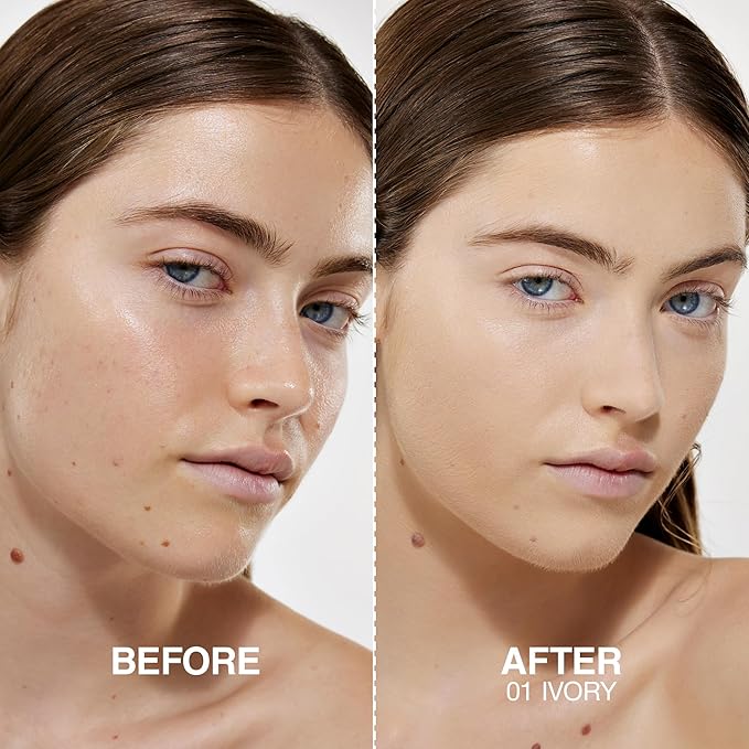 Matte Foundation Money - Long-Lasting Makeup Foundation with Flawless & Buildable Coverage - Liquid Foundation for All Skin Types (Ivory)