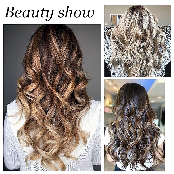 Aimin Hair Heatless Curlers, Soft Hair Curlers To Sleep In, Overnight Heatless Curls For Long Hair, No Heat Foam Curlers, Satin Sponge Rollers For Hair (40 pcs, light colour) …