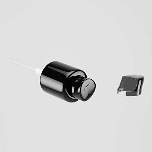 2pcs Replacement Pump for Bottle Compatible with Both Mac and Double Wear(Black)