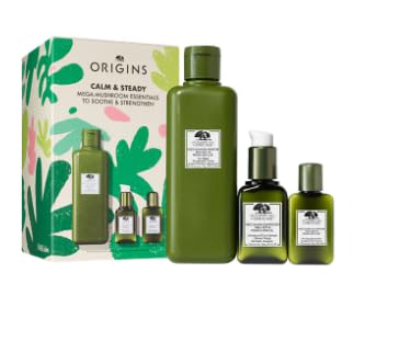 Origins Calm & Steady Mega-Mushroom Essentials To Soothe & Strengthen