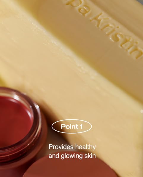 Gleam Glow Lip and Cheek Tint, Hydrating Korean Cream Blush with Long-Lasting Wear, Buildable with Radiant Finish, Rum Caramel 501, 0.15 oz