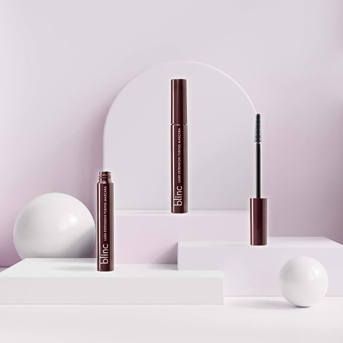 Blinc Lash Extension Tubing Mascara, Extreme Lengthening and Defining Mascara with Biotin, Ultra-Longwearing Washable Mascara, Clean, Vegan and Cruelty-Free, 9mL / 0.30 Fl. OZ (Black)