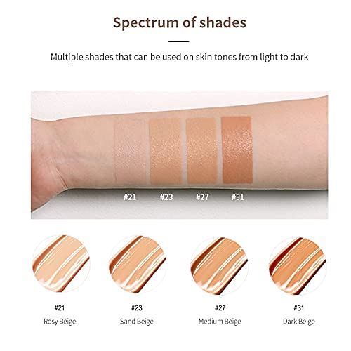 MIZON Snail Repair Blemish Balm, Multifunctional BB Cream with Snail Mucus Filtrate, Skin Care and Makeup Coverage, Strenghtens Skin Elasticity, Improves Fine Wrinkles (#27)