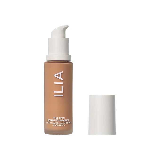 ILIA - True Skin Serum Foundation | Non-comedogenic, Cruelty-Free, Vegan, Weightless Feel, Buildable Coverage, Safe For Sensitive Skin (Maraca SF9)