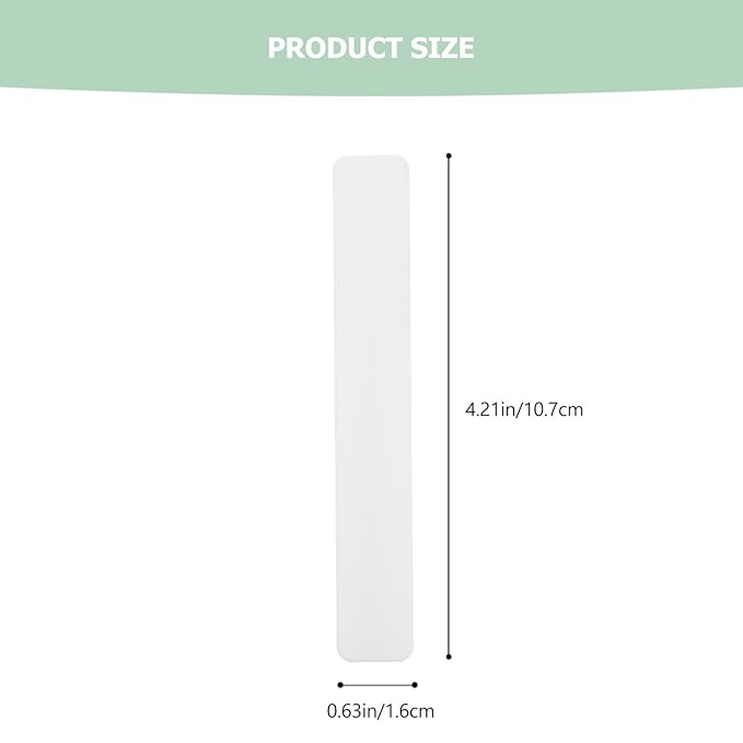 50pcs Soft Film Stick Cream Spoon Cream Spatulas Beauty Spoons Plastic Scrapers Face Mask Scrapers Makeup Spatulas Cosmetic Scrapers Beauty Accessories Beauty Supplies Makeup Tools