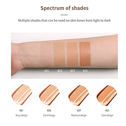 MIZON Snail Repair Blemish Balm, Multifunctional BB Cream with Snail Mucus Filtrate, Skin Care and Makeup Coverage, Strenghtens Skin Elasticity, Improves Fine Wrinkles, Korean Skincare (#21)