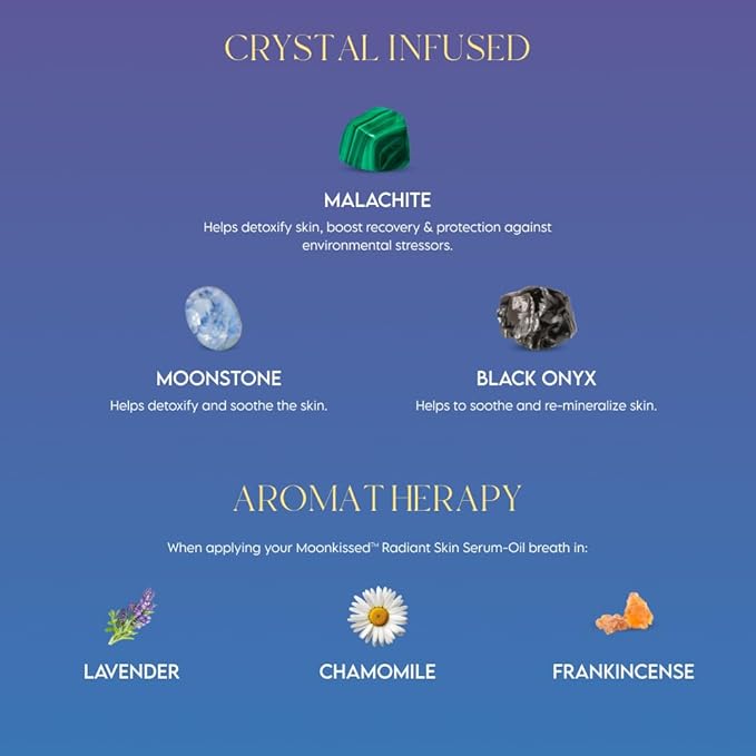 ieró Beauty Moonkissed Radiant Skincare Restorative Serum Oil | Face Moisturizer | Hydrating Face Oil | Anti Aging | Restore Suppleness | All Skin Types | Paraben & Silicone Free, 1 FL OZ/30ML