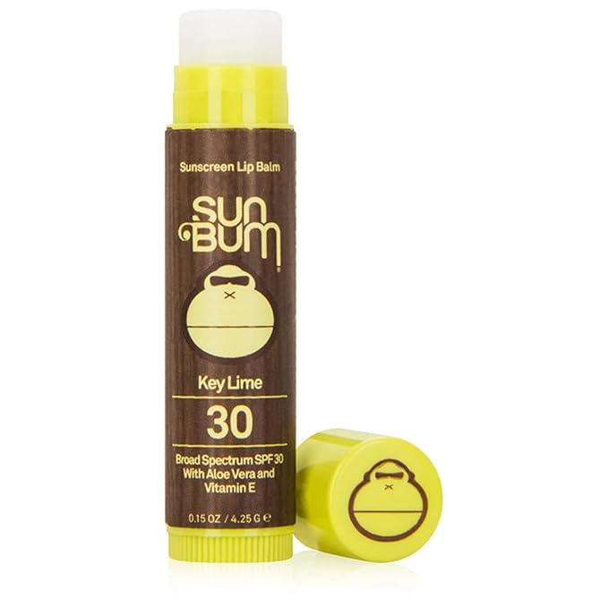 Sun Bum SPF 30 Sunscreen Lip Balm | Vegan and Cruelty Free Broad Spectrum UVA/UVB Lip Care with Aloe and Vitamin E for Moisturized Lips | Key Lime Flavor |.15 oz