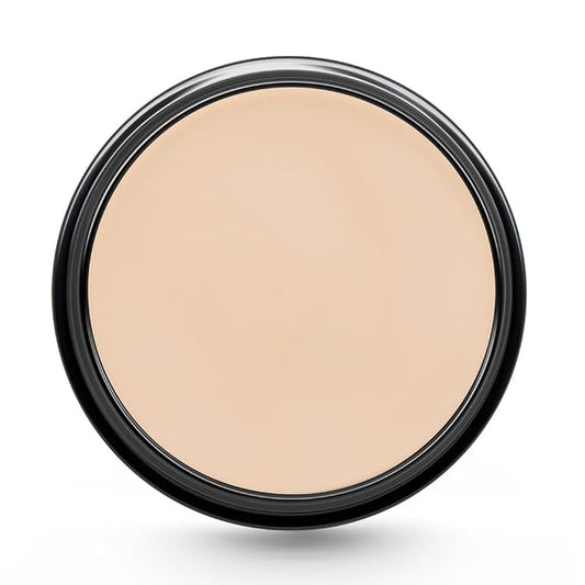 Graftobian HD Glamour Crème Foundation 1/2oz, Weightless Full Coverage Makeup, 65 Inclusive Shades, For All Skin Types, Natural or Full-Glam Looks, For Professionals and Beginners (Sweet Almond)