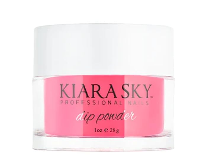 Kiara Sky Long Lasting Nail Dip Powder Pink Tones 1 oz, Pixie Pink