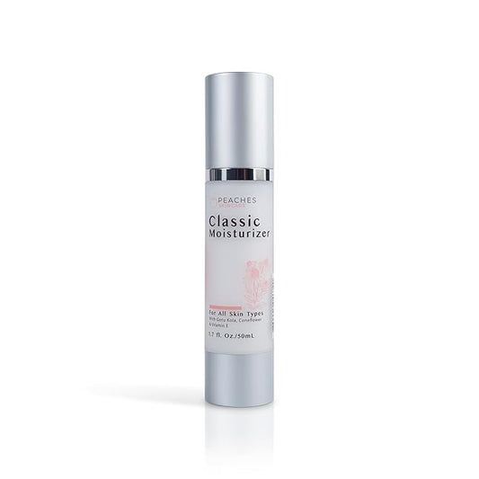 Hydrating Vegan Moisturizer with Vitamin E, Gotu Kola, and Pineapple – Age-Defying Face Cream for All Skin Types – Classic Moisturizer (1.7 oz)