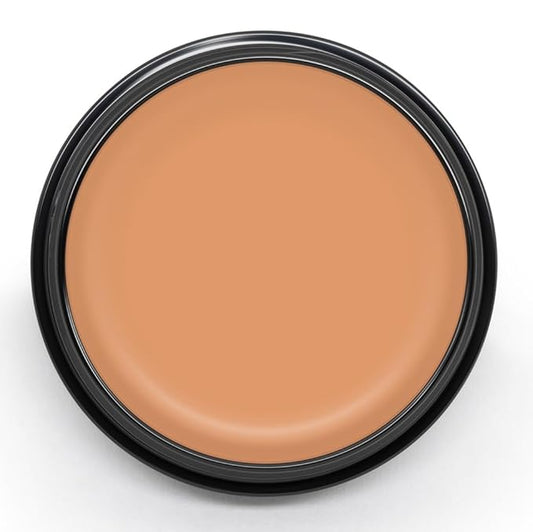 Graftobian HD Glamour Crème Foundation 1/2oz, Weightless Full Coverage Makeup, 65 Inclusive Shades, For All Skin Types, Natural or Full-Glam Looks, For Professionals and Beginners (Golden Honey)