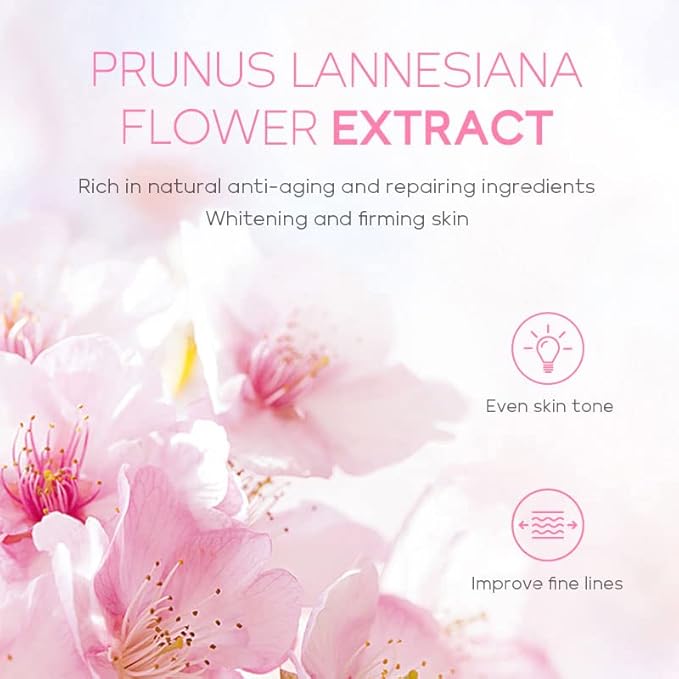 AKARY Cherry Blossom Eye Roller Serum Eye Moisturizer, Deep Hydration Eye Serum with Caffeine and Sodium Hyaluronate, Under Eye Cream to Reduce Dark Circles, Fine Lines, Smoothing Skin Care Treatment