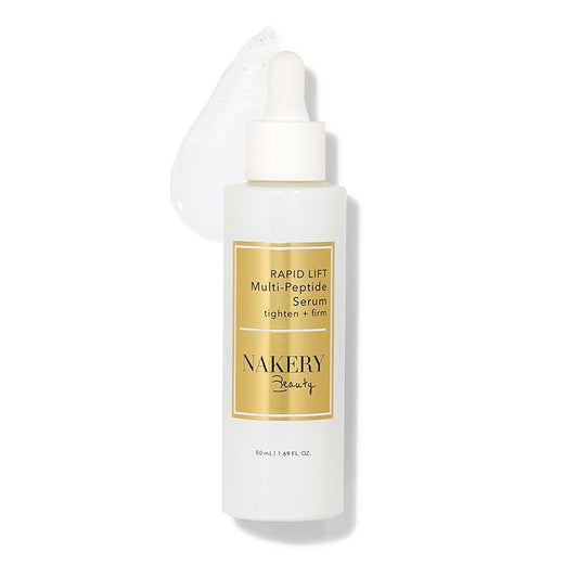 Nakery Collagen Peptide Serum for Women - Rapid Lift Face Serums for Anti Aging Face Tightening and Lifting - Multi Peptides Collagen Serum for Face & Crepey Skin to Firm Wrinkles & Sagging Skin