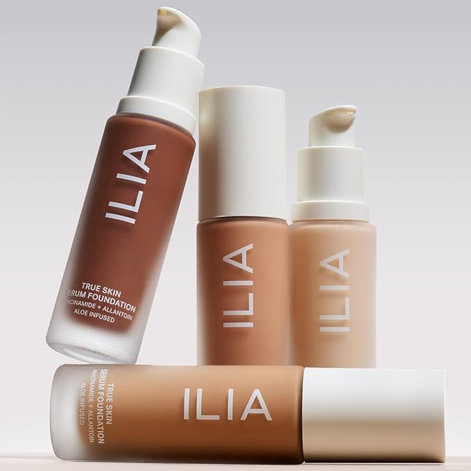 ILIA - True Skin Serum Foundation | Non-comedogenic, Cruelty-Free, Vegan, Weightless Feel, Buildable Coverage, Safe For Sensitive Skin (Kunoy SF4.5)