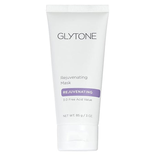 Glytone Rejuvenating Mask - 3% Pure Glycolic Acid, Lactic Acid, Vitamin C & Collagen - Purify & Exfoliate - For All Skin Types - Fragrance-Free - 3 fl. oz.