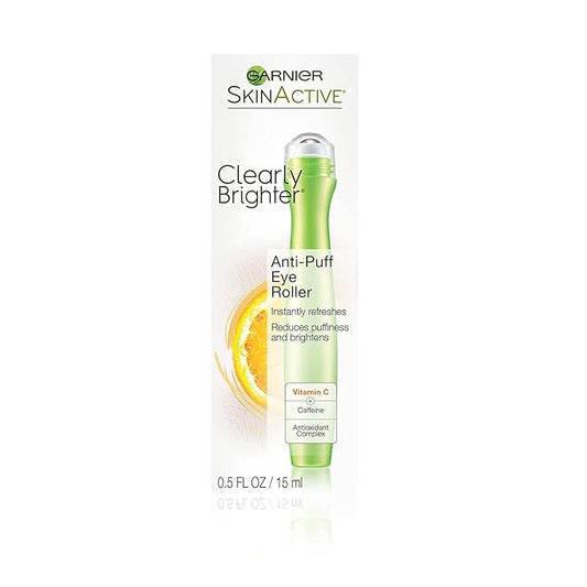 Garnier SkinActive Clearly Brighter Anti-Puff Eye Roller 0.5 oz (Pack of 3)