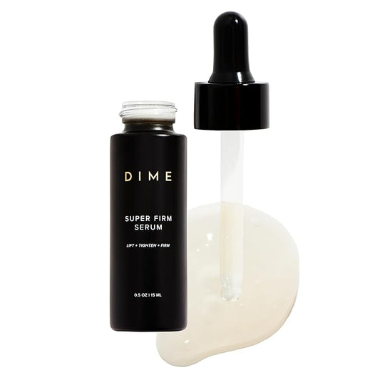 DIME Beauty Super Firm Facial Serum, Anti-Aging Firming Face Serum with Niacinamide for Fine Lines and Wrinkles, .50 oz / 15 mL