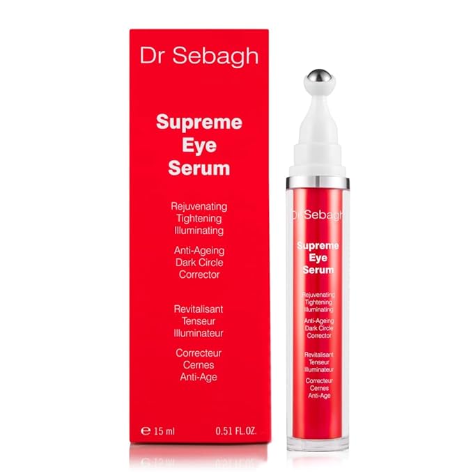 Dr Sebagh® Suprême Under Eye Tightening Serum [ADVANCED ROLL-ON FORMULA] - Under Eye Dark Circle, Puffiness, Fine Lines & Eye Bags Remover - Eye Serum Anti-Aging Wrinkles - Eye Treatment (0.51 fl Oz)