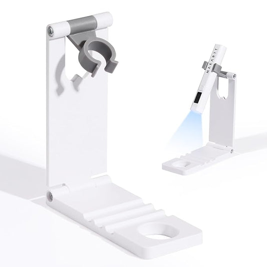 Makartt UV Nail Lamp Stand: Foldable, 360° Adjustable Rotation, Portable, Handsfree, Convenient for Gel Nails Polish Painting Home Salon Manicure