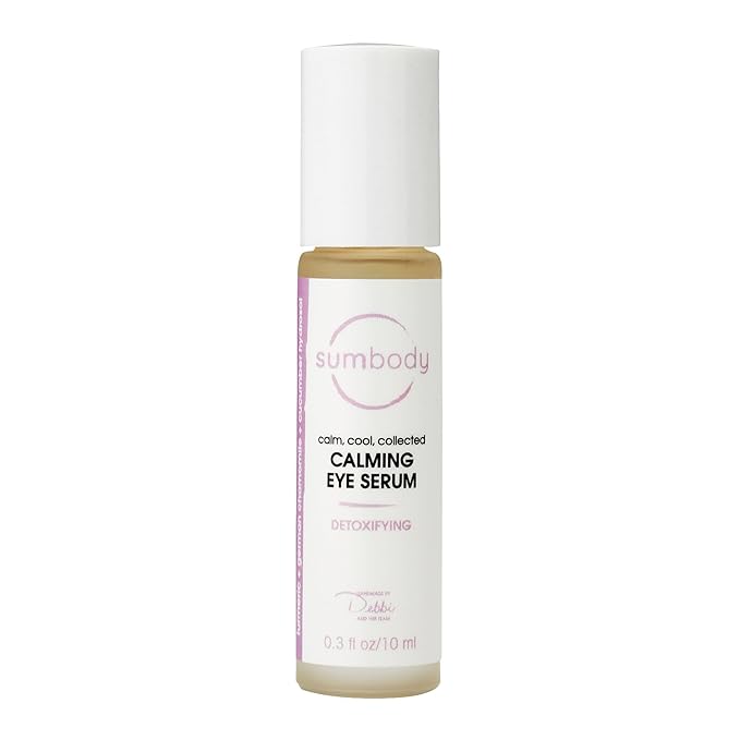 Natural Peptide Energizing + Eye Serum Reduces Puffiness, Fine Lines & Under Eye Bags Hydrating fragrance free Under Eye Treatment Roller ball massage, age-defying eye cream