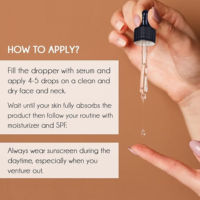 Hyaluronic Acid Serum for Face with Vitamin C, Brightening Serum, Pure, Hydrating Serum to Plumb Skin, Reduce Fine Lines, Wrinkles and Dark Spots, Low Molecular Weight [0.75 oz]