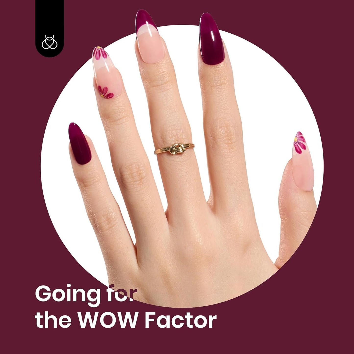 Beetles Dark Red Gel Nail Polish 15 ml Burgundy Red Gel Polish Cherry Wine Purple Color Soak Off LED UV Lamp DIY Art Design Salon Mellow Plum Fall Nail Polish for Women