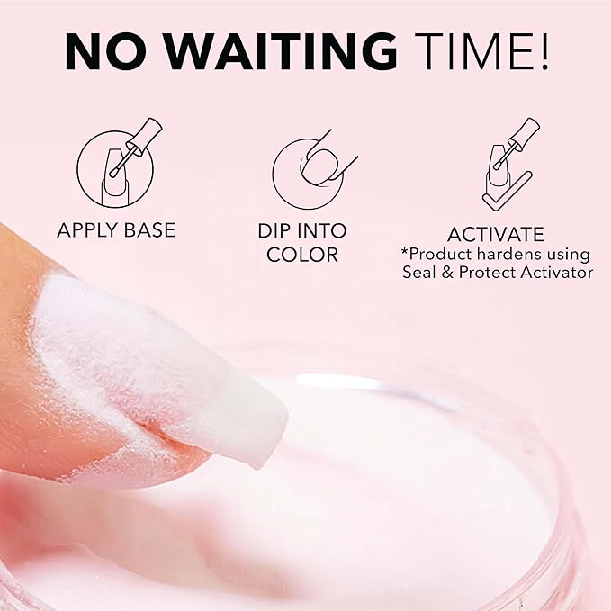 Kiara Sky Long Lasting Nail Dip Powder Pink Tones 1 oz, Dress To Impress