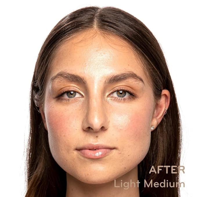 pūrlisse Radiant Glow Illuminating BB Cream with SPF 30 - Glow BB Cream Enriched with Goji & Hawthorn Berry for Dewy Skin - Helps to Improve Skin Texture & Radiance - Light Medium (1.4 oz)