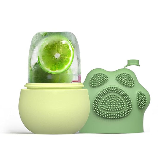 Ice Face Roller, Joyeee Silicone Ice Roller For Face and Eyes Puffiness Relief Reusable Face Ice Cubes Migraine Pain Relief Facial Ice Mold Skincare Tools Gifts for Women Beauty