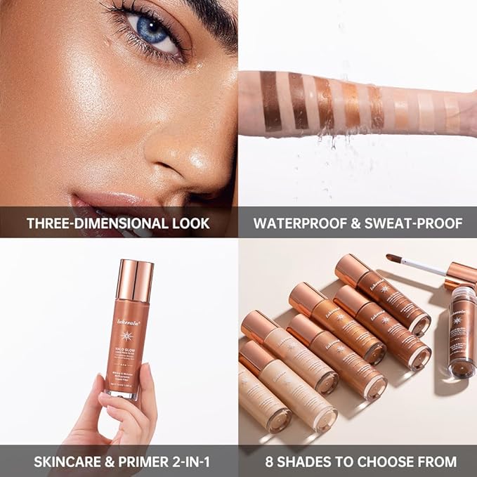 Halo Glow Liquid Face Filter, Complexion Booster For A Glowing, Soft-Focus Look, Infused With Hyaluronic Acid, Vegan & Cruelty-Free 1.06 OZ/31.5ml -07